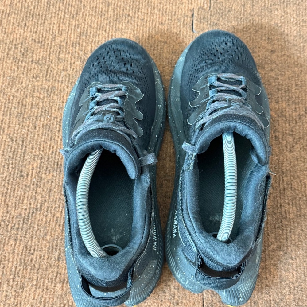 Hoka Kawana 2 Womens 7.5 Black Gym Shoes Speckled Running Shoes 1147913 Bblc C+ View 2